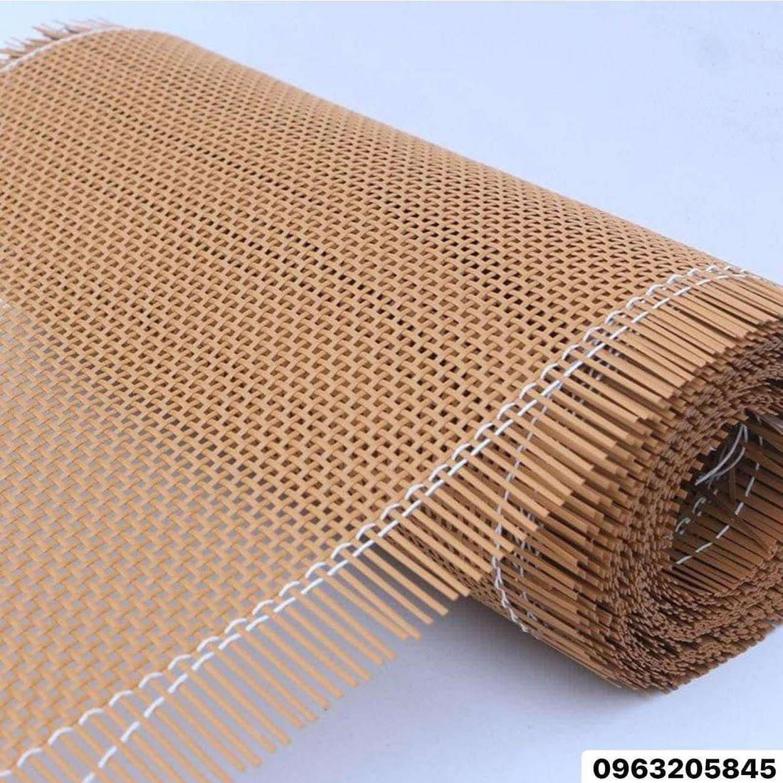 Mây Đan Caro Nhựa Màu Nâu